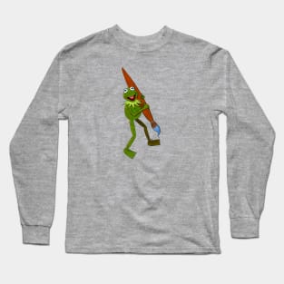 Painter Kermit Long Sleeve T-Shirt